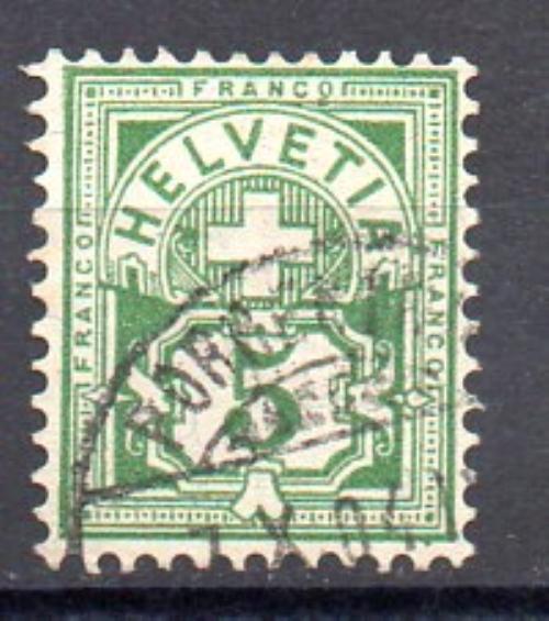 Suiza AÑo 1899 Nº Zumstein 65B (o)